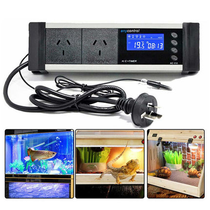 LCD Reptile Aquarium Digital Day/Night Timer Temperature Thermostat Controller