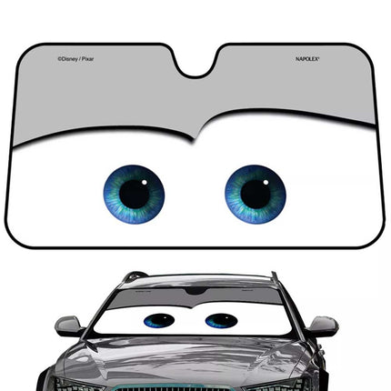 Car Windshield Sun Shade Cartoon Eye Visor SUV Auto Front Window Shield Cover