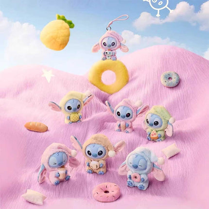 1Pc Stitch Eat Something Before Sleep Series Vinyl Figure Confirmed Blind Box
