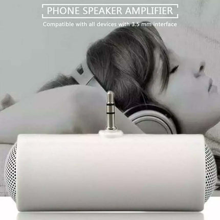 2X Mini Portable Speaker, 3.5mm Aux Line-in, Compatible with Tablets & Smartphones