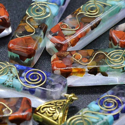 1 Pack 7 Chakra Crystal Necklace, Energy Stone Pendant for Yoga & Meditation, Spiritual Fashion Jewelry