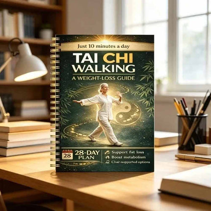 28-Day Low Impact Walking Workout Notebook, Senior Friendly Weight Loss Daily Exercise Program Journal