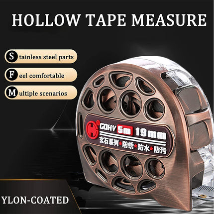 5M × 19mm Stainless Steel Tape Measure, Rust & Dirt Resistant Measuring Tape