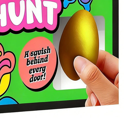 4Pcs Easter Golden Egg Squishy Toy Set 10 Surprise Collectible Squeeze Gifts
