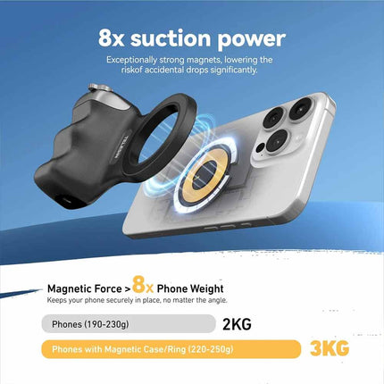 Magnetic Wireless Camera Grip Handle, Universal Remote Control Phone Holder