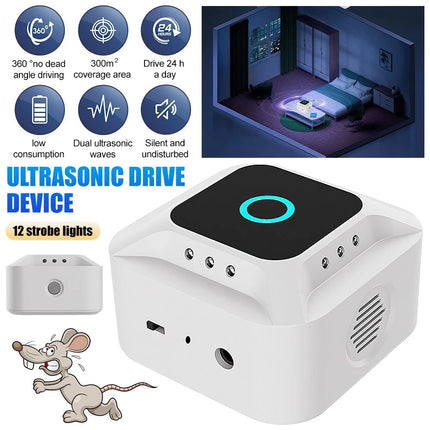 Ultrasonic Plug-In Mouse Repeller | Rodent, Mice, Rat, Squirrel & Insect Deterrent