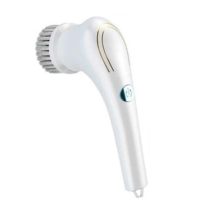 Electric Spin Scrubber Cordless Cleaning Brush Rotating Home Bathroom Clean USB