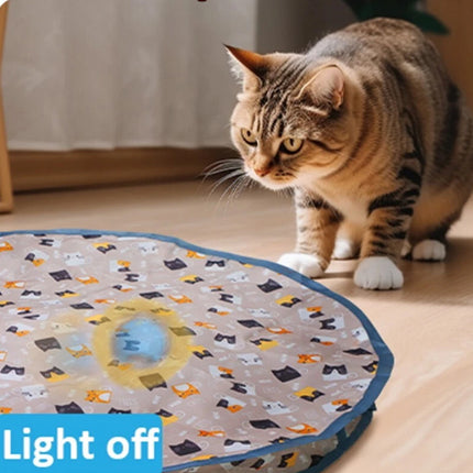 Smart Cat Toys Interactive Chirping Hide and Seek Cat Catching Game Ball
