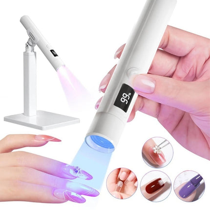 Mini UV LED Nail Lamp Portable Polish Curing Gel Dryer Light With