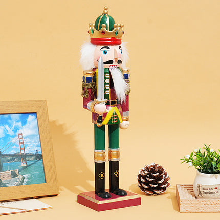 Traditional Wooden Christmas Nutcracker Figurine – Festive Xmas Decor