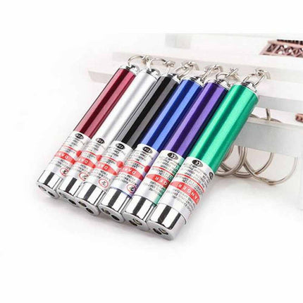 6PCS Mini Cat Dog Pet Toy Red Laser Light LED Pointer Pen Lazer Interactive Training