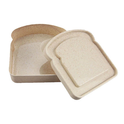 2pcs Reusable Sandwich & Bread Storage Boxes - BPA-Free Lunch Containers for Kitchen Food Storage