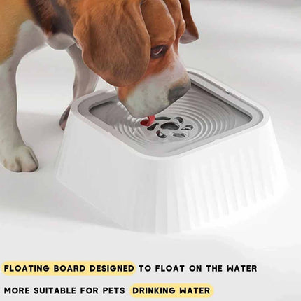 1.5L Anti Slip Dog Water Bowl Non Spill Splash Proof Travel Pet Bowl for Vehicle