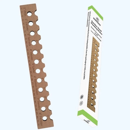 Planting Ruler Garden Line Wooden Sowing Tool Plant Seed Spacer for Vegetables