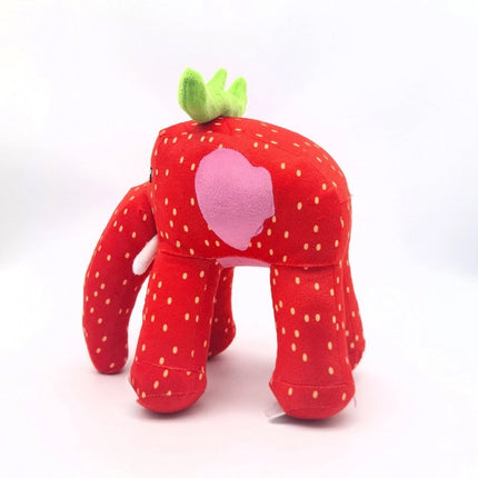 Strawberry Elephant Cute Plush Toy – Ultra-Soft Stuffed Doll, Sweet Gift for Daily Companion