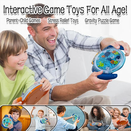 3D Brain Maze Puzzle Game, Brain Teaser Educational Fidget Toy for Kids