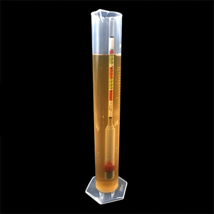 One Set Triple Scale Alcohol Hydrometer and Test Jar for Home Brew Wine