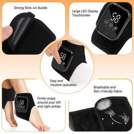 Foot Vibration Revive Massager with 3 Modes & Infrared Hot Compress for Pain Relief