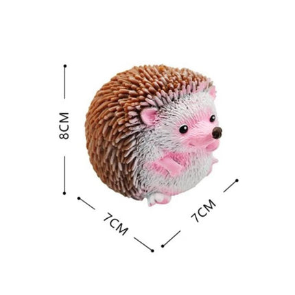 3 Pack Hedgehog Slow Rising Squishy Squeeze Toy, Stress Relief Fidget Toy