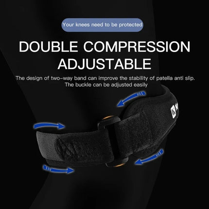 1 PC Patella Tendon Support Strap – Adjustable Compression Knee Brace for Sports