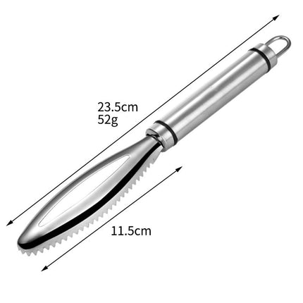 Multifunctional Kitchen Fish Scaling Tool – 304 Stainless Steel Fish Scaler