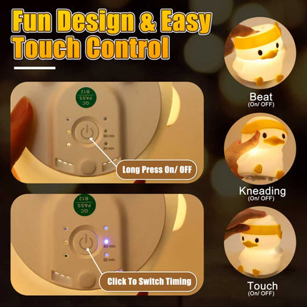 USB Rechargeable Color Changing Duck LED Night Light