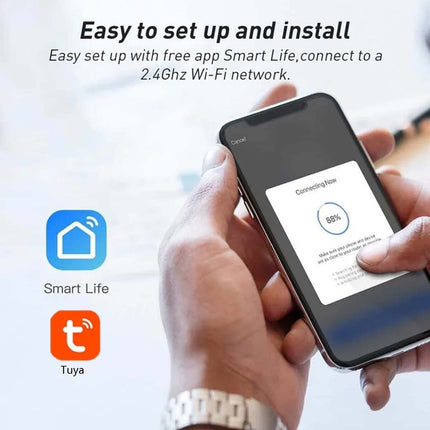 WiFi Smart Socket, Dual Plug Home Outlet Adaptor, Works with Alexa & Google Home