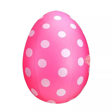 1x RandomColor  Inflatable Easter Egg & Pump Easter Inflatables Outdoor Decor