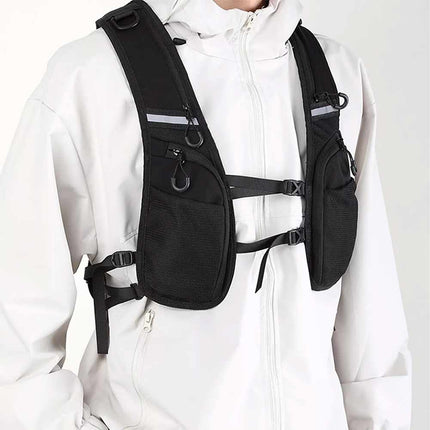 Cycling Running Vest Reflective Hydration Vest Lightweight Hydration Backpack