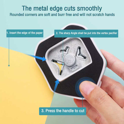 3 in 1 Corner Rounder Punch Paper Round Corner Trimmer Cutter For Card Photo