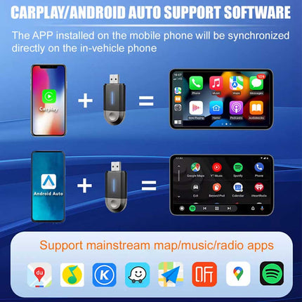 USB Wireless CarPlay Adapter Dongle For iPhone Apple Wireless Carplay Plug Play