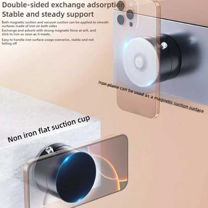 Vacuum Magnetic Suction Cup Car Phone Holder Stand Car Mount 360° Rotation