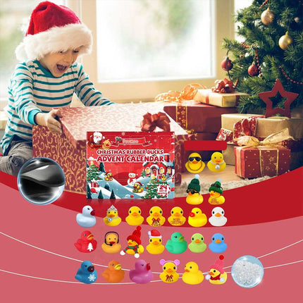 Rubber Duck 2025 Christmas Advent Calendar - 24 Days Countdown Calendar, Ideal Xmas Gift for All Ages