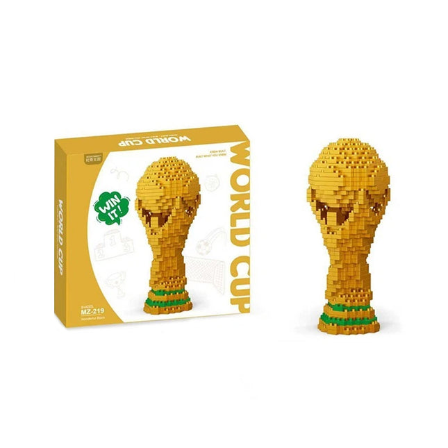 500Pcs World Cup Trophy Building Blocks Kids Educational DIY Construction Toy Gift