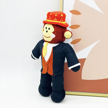 Monkey Plush with Soft Texture – Funny Cartoon Doll, Cute Collectible Plush Figure