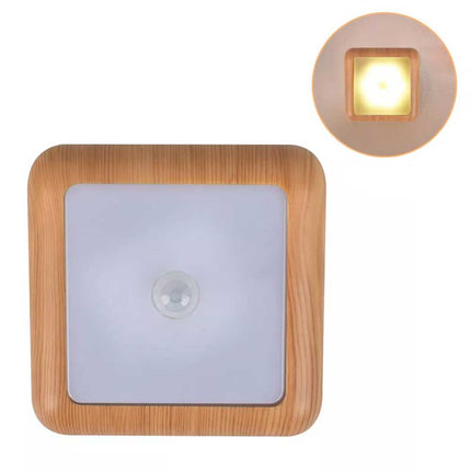 Motion Sensor 6 LED Night Light Battery Powered Indoor Closet Cabinet Wall Lamp