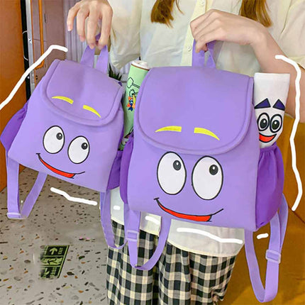 Dora Explorer Backpack Rescue Bag with Map Toys Purple Kids Girl Boys Gift