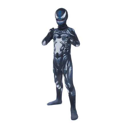 Kids Venom Costume Jumpsuit Boy Spiderman Superhero Cosplay Party Birthday Gift