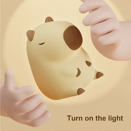 Creative Cute Capybara Night Light for Kids, Adorable Animal LED Night Lamp