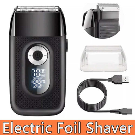 Electric Foil Shaver Reciprocating Cordless Razor Hair Clipper Beard Trimmer USB