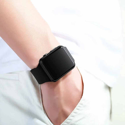LED Digital Sports Watch for Men Women Boys Girls Kids Unisex Black Wrist Watch