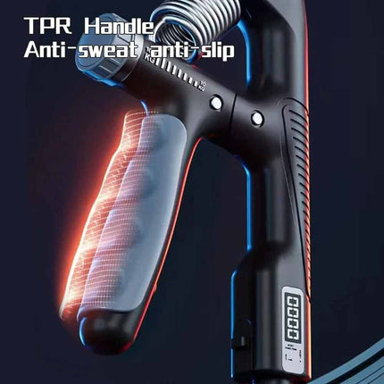 Adjustable Hand Grip Strengthener Set, Wrist Forearm Finger Resistance Exercise Gripper Kit