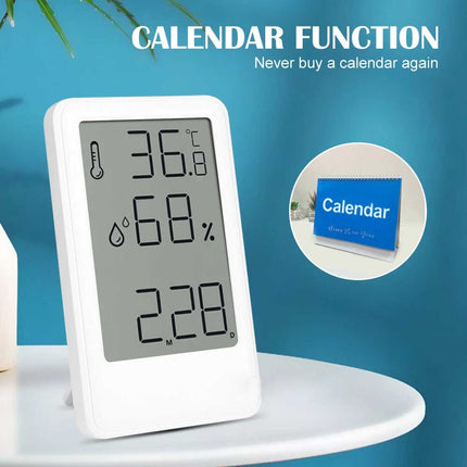 Digital Humidity Indoor Hygrometer Thermometer Temperature Meter Alarm Clock