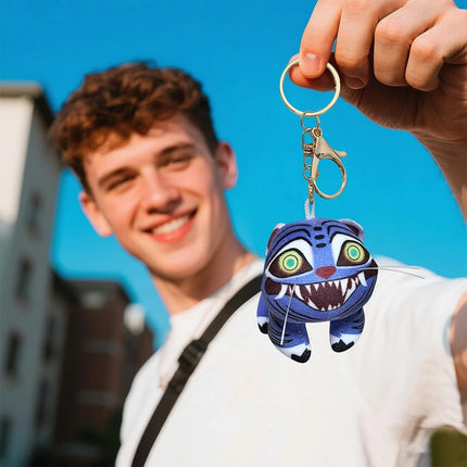 Tiger Toy Keychain Cute Plushie Collectible Stuffed Animal Adults Kpop Fans Gifts