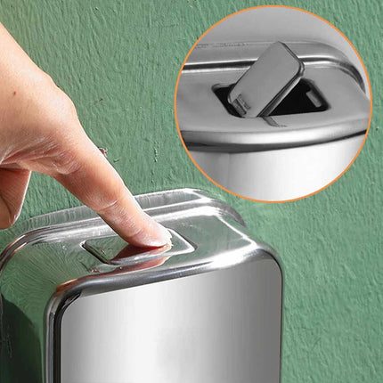 500ML Wall Mounted Stainless Steel Hand Soap Dispenser Bathroom Liquid Soap Dispenser