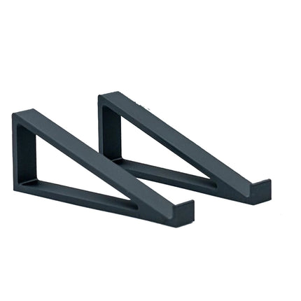 1 Pair Portable Raised Keyboard Stand - Adjustable Angle Computer Keyboard Riser with Monitor Holder, Ergonomic Desktop Stand for Office/Home Use, Black