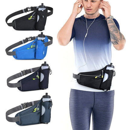 Sport Hydration Belt Bag Portable Breathable Outdoor Running Water Bottle Holder