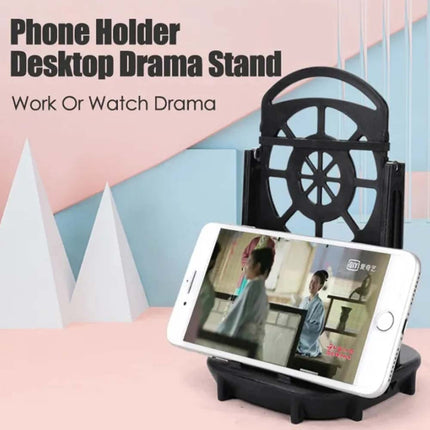 Desk Walking Swing Shaker Mobile Phone Stand Holder Pedometer Brush Stepper