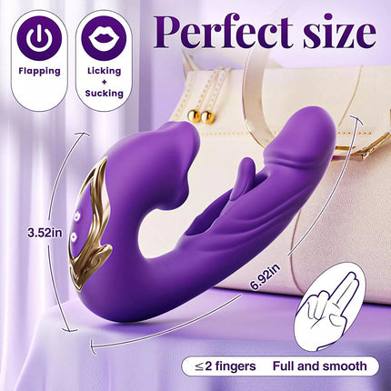 Flapping Tapping Vibrator Dildo G Spot Vibrator Clit Sucking Sex Toys for Women