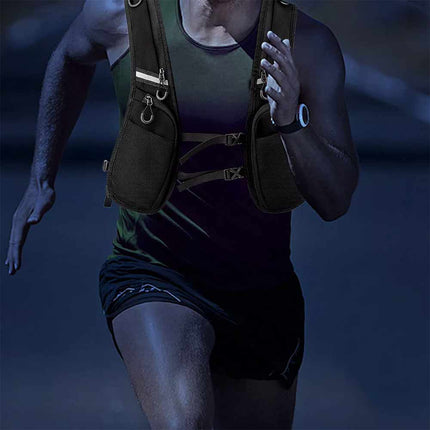 Cycling Running Vest Reflective Hydration Vest Lightweight Hydration Backpack